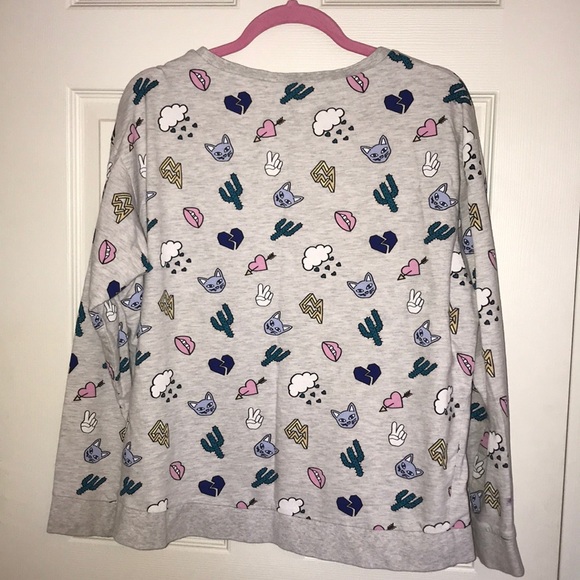 Very cute lightweight sweatshirt size XL - Picture 4 of 4